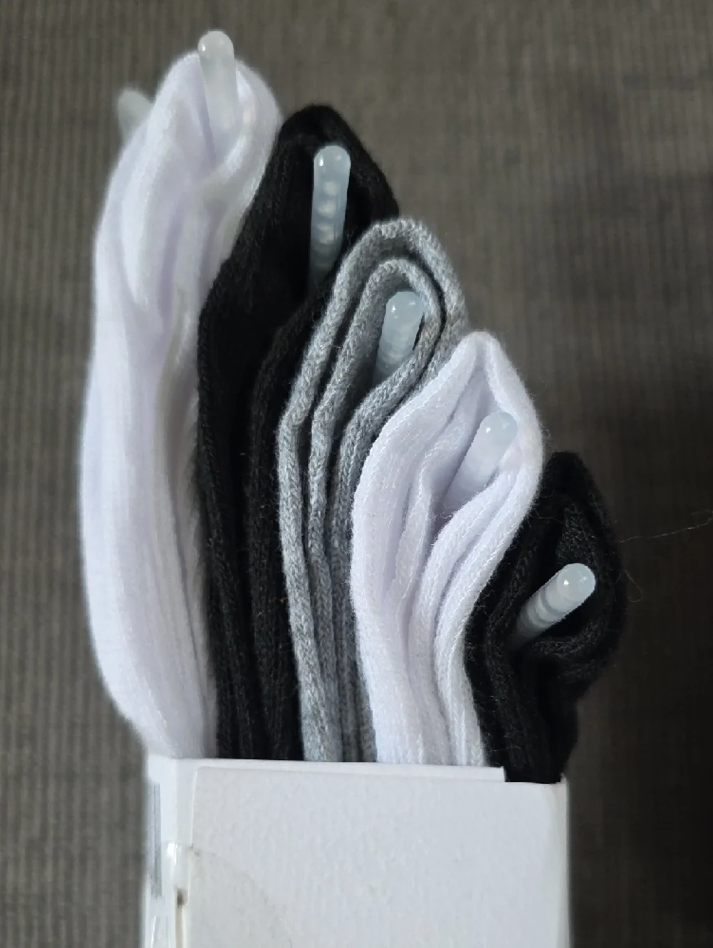 Jessica Simpson Black, White & Gray Crew Socks, Two 5-packs,‎ NWT, 10 Total.